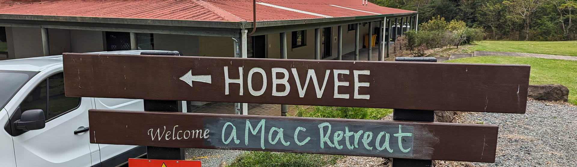 Gold Coast Craft Retreat Welcome Sign